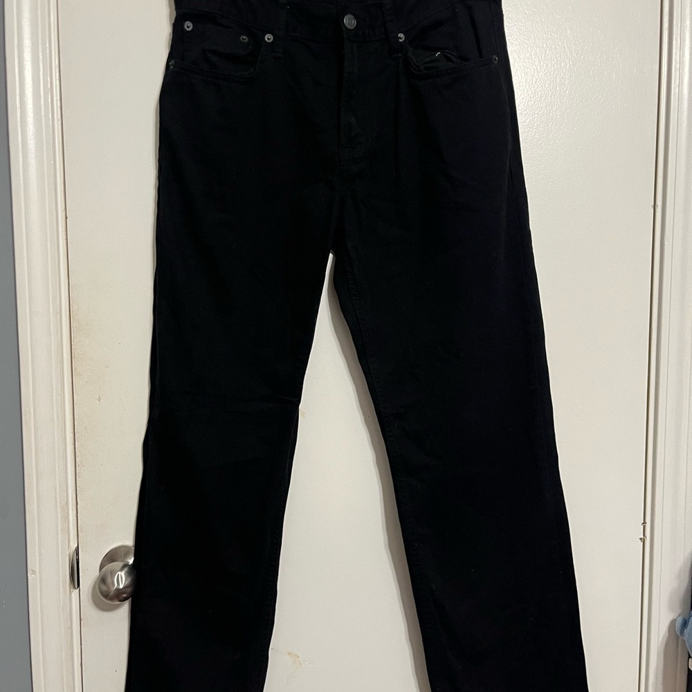 Old Navy Women's Black Straight Leg Jeans